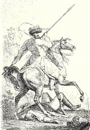 Le cosaque à cheval